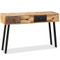 vidaXL Mesa consola de teca maciza reciclada 120x30x76 cm vidaXL Mesa consola de teca maciza reciclada 120x30x76 cm
