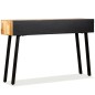 vidaXL Mesa consola de teca maciza reciclada 120x30x76 cm vidaXL Mesa consola de teca maciza reciclada 120x30x76 cm
