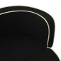 vidaXL Sofá plegable para perro cojín lavable de lino negro 76x71x30cm vidaXL Sofá plegable para perro cojín lavable de lino negro 76x71x30cm