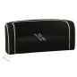 vidaXL Sofá plegable para perro cojín lavable de lino negro 76x71x30cm vidaXL Sofá plegable para perro cojín lavable de lino negro 76x71x30cm