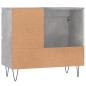 vidaXL Armario de baño madera contrachapada gris hormigón 65x33x60 cm vidaXL Armario de baño madera contrachapada gris hormigón 65x33x60 cm