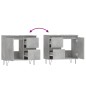 vidaXL Armario de baño madera contrachapada gris hormigón 65x33x60 cm vidaXL Armario de baño madera contrachapada gris hormigón 65x33x60 cm