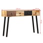 vidaXL Mesa consola de teca maciza reciclada 120x30x76 cm vidaXL Mesa consola de teca maciza reciclada 120x30x76 cm