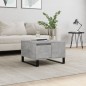 vidaXL Mesa de centro madera contrachapada gris hormigón 55x55x36,5 cm vidaXL Mesa de centro madera contrachapada gris hormigón 55x55x36,5 cm