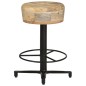 vidaXL Taburetes de cocina 2 unidades madera maciza de mango 52 cm vidaXL Taburetes de cocina 2 unidades madera maciza de mango 52 cm