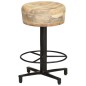 vidaXL Taburetes de cocina 2 unidades madera maciza de mango 52 cm vidaXL Taburetes de cocina 2 unidades madera maciza de mango 52 cm
