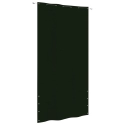 vidaXL Toldo pantalla para balcón tela oxford verde oscuro 140x240 cm