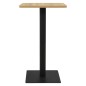 vidaXL Mesa de bistró color roble 70x70x107 cm vidaXL Mesa de bistró color roble 70x70x107 cm
