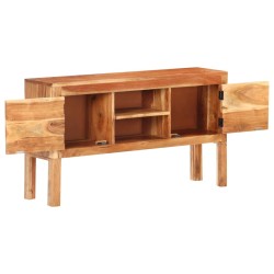 vidaXL Aparador de madera maciza de acacia 116x30x66 cm