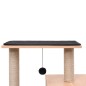 vidaXL Rascador para gatos con alfombra rascadora de sisal 82 cm