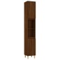 vidaXL Armario de baño madera contrachapada roble marrón 30x30x190 cm vidaXL Armario de baño madera contrachapada roble marrón 30x30x190 cm
