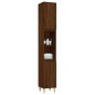 vidaXL Armario de baño madera contrachapada roble marrón 30x30x190 cm vidaXL Armario de baño madera contrachapada roble marrón 30x30x190 cm