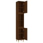 vidaXL Armario de baño madera contrachapada roble marrón 30x30x190 cm vidaXL Armario de baño madera contrachapada roble marrón 30x30x190 cm
