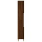vidaXL Armario de baño madera contrachapada roble marrón 30x30x190 cm vidaXL Armario de baño madera contrachapada roble marrón 30x30x190 cm