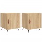 vidaXL Mesitas noche 2 uds madera ingeniería roble Sonoma 40x40x50 cm vidaXL Mesitas noche 2 uds madera ingeniería roble Sonoma 40x40x50 cm