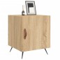 vidaXL Mesitas noche 2 uds madera ingeniería roble Sonoma 40x40x50 cm vidaXL Mesitas noche 2 uds madera ingeniería roble Sonoma 40x40x50 cm