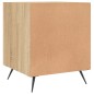 vidaXL Mesitas noche 2 uds madera ingeniería roble Sonoma 40x40x50 cm vidaXL Mesitas noche 2 uds madera ingeniería roble Sonoma 40x40x50 cm