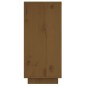 vidaXL Aparador de madera maciza de pino marrón miel 60x34x75 cm