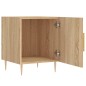 vidaXL Mesitas noche 2 uds madera ingeniería roble Sonoma 40x40x50 cm