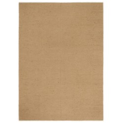 vidaXL Alfombra de nudo hecha a mano yute y algodón 180x250 cm