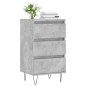 vidaXL Aparador madera de ingeniería gris hormigón 40x35x70 cm vidaXL Aparador madera de ingeniería gris hormigón 40x35x70 cm
