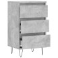 vidaXL Aparador madera de ingeniería gris hormigón 40x35x70 cm vidaXL Aparador madera de ingeniería gris hormigón 40x35x70 cm