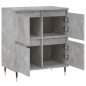 vidaXL Aparador de madera contrachapada gris hormigón 60x35x70 cm vidaXL Aparador de madera contrachapada gris hormigón 60x35x70 cm