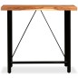 vidaXL Mesa de bar de madera maciza de acacia 120x60x107 cm vidaXL Mesa de bar de madera maciza de acacia 120x60x107 cm