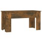 vidaXL Mesa de centro madera contrachapada roble ahumado 101x49x52 cm vidaXL Mesa de centro madera contrachapada roble ahumado 101x49x52 cm