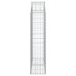 vidaXL Cesta gaviones forma arco hierro galvanizado 100x30x120/140 cm vidaXL Cesta gaviones forma arco hierro galvanizado 100x30x120/140 cm