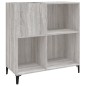 vidaXL Mueble discos madera contrachapada gris Sonoma 84,5x38x89 cm vidaXL Mueble discos madera contrachapada gris Sonoma 84,5x38x89 cm