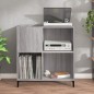 vidaXL Mueble discos madera contrachapada gris Sonoma 84,5x38x89 cm vidaXL Mueble discos madera contrachapada gris Sonoma 84,5x38x89 cm