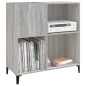 vidaXL Mueble discos madera contrachapada gris Sonoma 84,5x38x89 cm vidaXL Mueble discos madera contrachapada gris Sonoma 84,5x38x89 cm