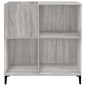 vidaXL Mueble discos madera contrachapada gris Sonoma 84,5x38x89 cm vidaXL Mueble discos madera contrachapada gris Sonoma 84,5x38x89 cm