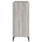 vidaXL Mueble discos madera contrachapada gris Sonoma 84,5x38x89 cm vidaXL Mueble discos madera contrachapada gris Sonoma 84,5x38x89 cm