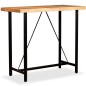 vidaXL Mesa de bar de madera maciza de acacia 120x60x107 cm vidaXL Mesa de bar de madera maciza de acacia 120x60x107 cm
