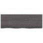 vidaXL Estante pared madera roble tratada marrón oscuro 80x30x(2-6) cm vidaXL Estante pared madera roble tratada marrón oscuro 80x30x(2-6) cm