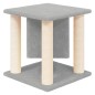 vidaXL Rascador para gatos con postes de sisal gris claro 37 cm vidaXL Rascador para gatos con postes de sisal gris claro 37 cm