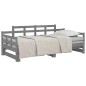vidaXL Sofá cama extraíble madera maciza de pino gris 2x(80x200) cm vidaXL Sofá cama extraíble madera maciza de pino gris 2x(80x200) cm