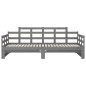 vidaXL Sofá cama extraíble madera maciza de pino gris 2x(80x200) cm vidaXL Sofá cama extraíble madera maciza de pino gris 2x(80x200) cm