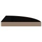 vidaXL Estante flotante esquina 2 uds MDF negro brillante 35x35x3,8 cm vidaXL Estante flotante esquina 2 uds MDF negro brillante 35x35x3,8 cm