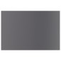 vidaXL Estante estantería 8 uds contrachapada gris brillo 60x40x1,5 cm