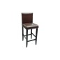 vidaXL Taburetes de cocina 2 unidades cuero sintético marrón oscuro vidaXL Taburetes de cocina 2 unidades cuero sintético marrón oscuro