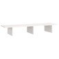 vidaXL Soporte de monitor madera maciza de pino blanco 100x27x15 cm vidaXL Soporte de monitor madera maciza de pino blanco 100x27x15 cm