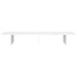 vidaXL Soporte de monitor madera maciza de pino blanco 100x27x15 cm vidaXL Soporte de monitor madera maciza de pino blanco 100x27x15 cm