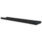 vidaXL Repisa para marcos de fotos 2 uds MDF negro 60x9x3 cm vidaXL Repisa para marcos de fotos 2 uds MDF negro 60x9x3 cm