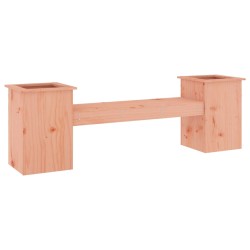 vidaXL Banco con jardineras madera de abeto Douglas 184,5x39,5x56,5 cm