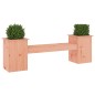 vidaXL Banco con jardineras madera de abeto Douglas 184,5x39,5x56,5 cm vidaXL Banco con jardineras madera de abeto Douglas 184,5x39,5x56,5 cm