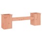vidaXL Banco con jardineras madera de abeto Douglas 184,5x39,5x56,5 cm vidaXL Banco con jardineras madera de abeto Douglas 184,5x39,5x56,5 cm