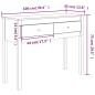 vidaXL Mesa consola madera maciza de pino 100x35x75 cm vidaXL Mesa consola madera maciza de pino 100x35x75 cm